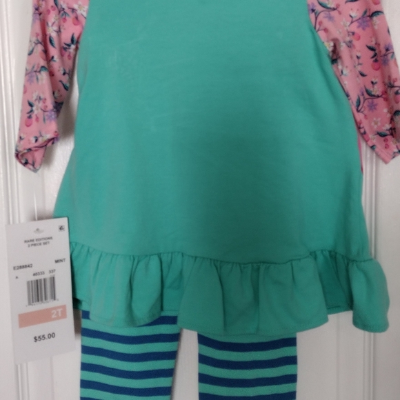 Rare Editions Strawberry 🍓 2 Piece Girl's Outfit Size 2T NWT - Picture 9 of 9